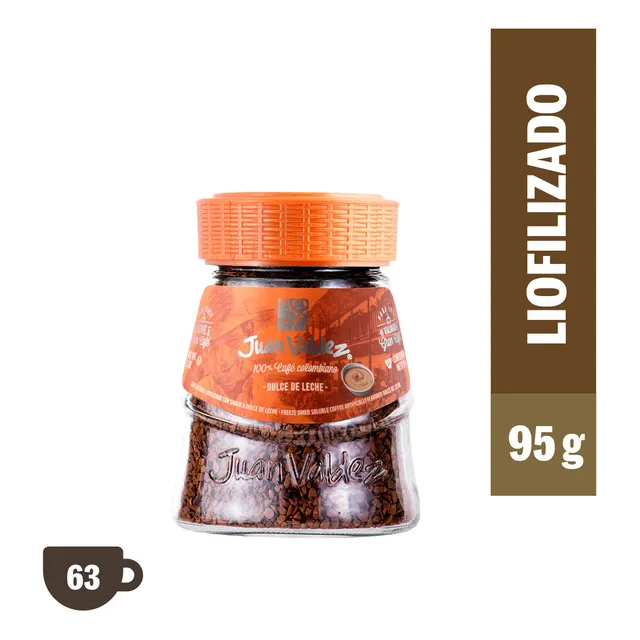 Café liofilizado Juan Valdez Dulce De Leche 95 g