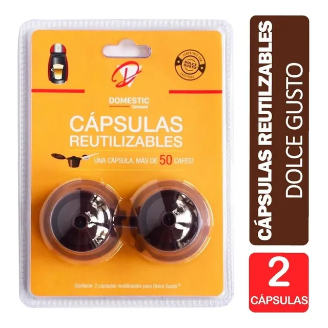 Cápsulas De Café Recargables Compatibles Con Dolce Gusto X2