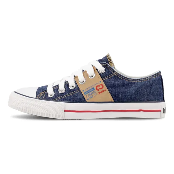 Zapatilla Baja 182 Denim Indigo Lavado Con Badana John Foos