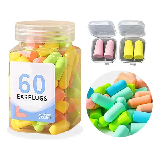 Tapns Para Audivos Vmimv 50-60 Pcs Doir Estuar, Suvs Con Rebe Leno, De Ruido Y Aiamento Acsco