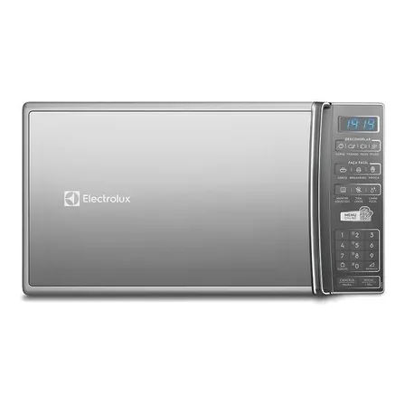 Micro-ondas de Bancada Electrolux Prata 27L com 55 receitas pré-programadas no Menu Online MS37R