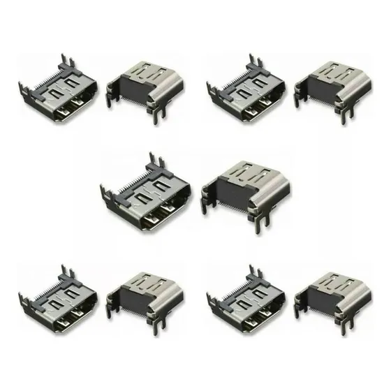 5 Conectores De Entrada Hdmi Compatível Com Ps4 Fat 10/11