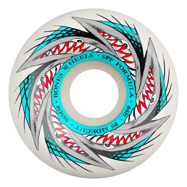 Ruedas De Skate Bones Sharknado 58 Mm Spf P5 Sidecut 84b