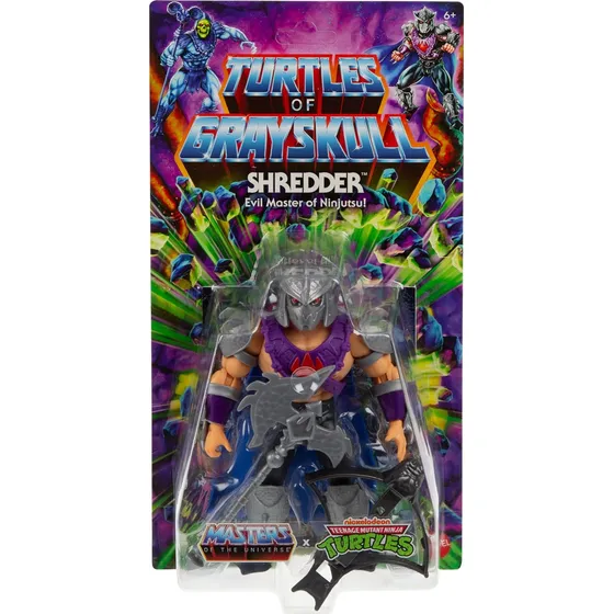 Figura Turtle Of Grayskull Motu Crossover Shredder
