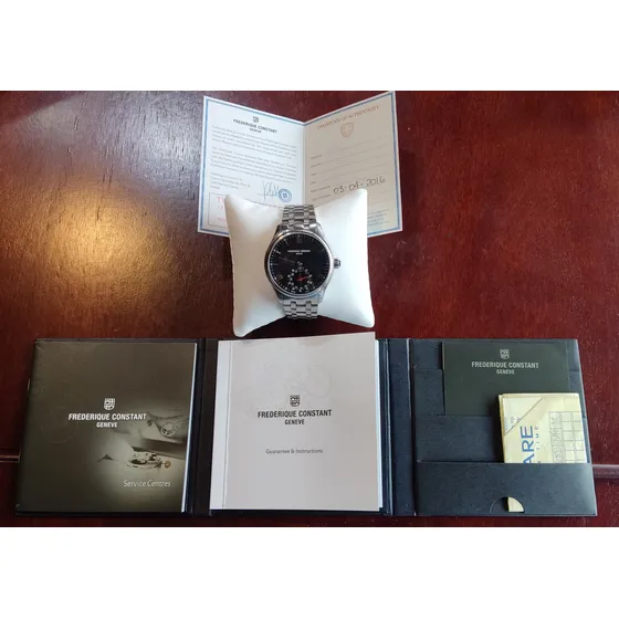Reloj De Lujo Suizo Frederique Constant Original Completo