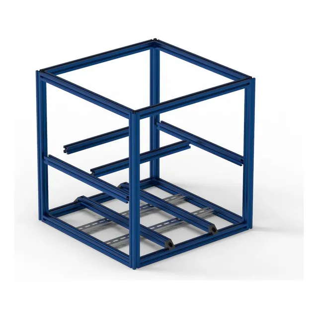 Kit Estrutural Alumínio Azul Impressora 3d Voron 2.4 300mm