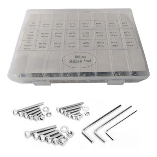 Kit De Tornillos Hexagonales M2~m4 1080 Piezas, Arduino Kit De Tornillos Hexagonales M2~m4 1080 Piezas, Arduino