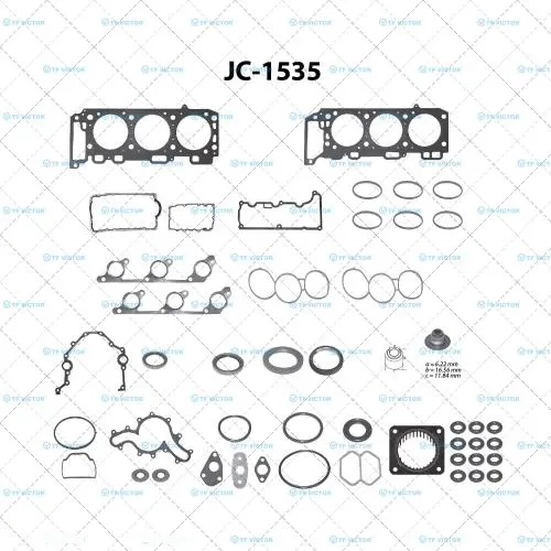 Kit Juntas Motor P/ Ford Explorer 97/00 4.0l V6 Gasolina