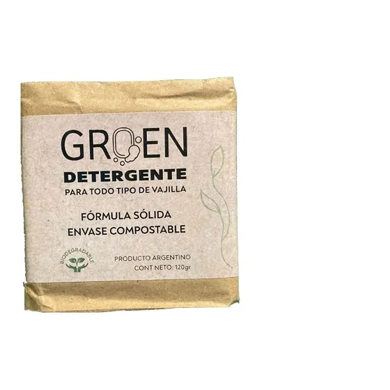Detergente Sólido Groen Xl Biodegradable Vegano Limpieza
