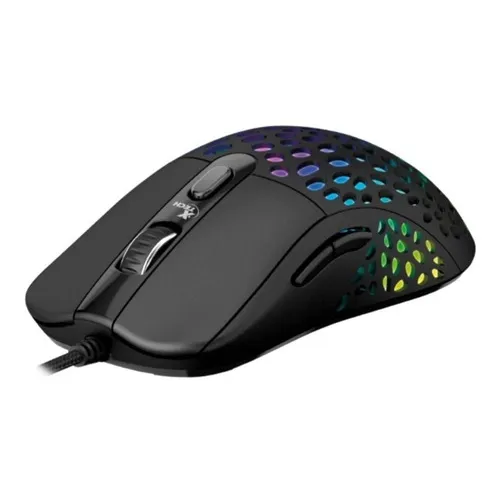 Mouse Gamer Wired Xtech Swarm Xtm-910 - Usb - 6400 Dpi Color Negro