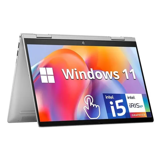 HP Envy X360 2 em 1 Core i5 120u 14 Tac 8gb Ram 512gb Ssd Silver Color