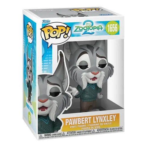 Disney Funko Pop: Zootopia 2 - Pawbert Lynxley | MercadoLivre