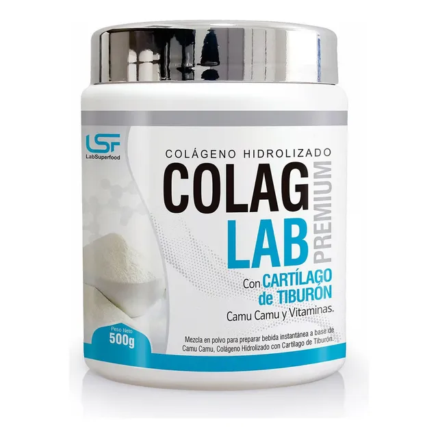 500g Colágeno Hidrolizado Con Cartílago De Tiburón Camu Camu