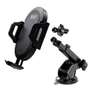Porta Celular Soporte Gps Auto Universal Manos Libres 360º Color Negro Porta Celular Soporte Gps Auto Universal Manos Libres 360º Color Negro