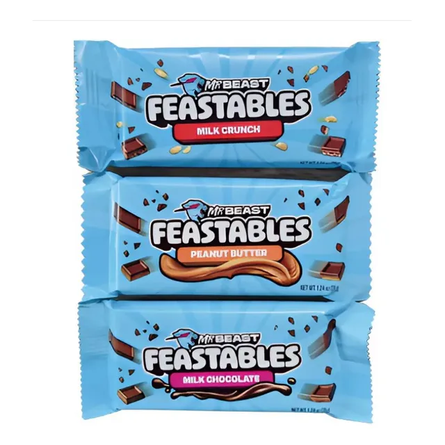 Chocolates Feastables 3 Pack 35g Variedad Mixta