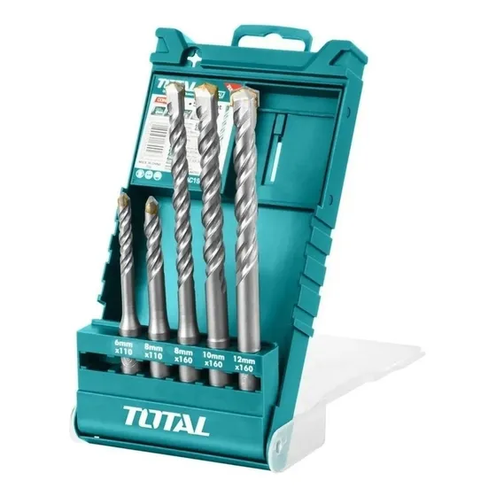 Set De Mechas Sds Plus Rotomartillo 5 Piezas Total Tac190501