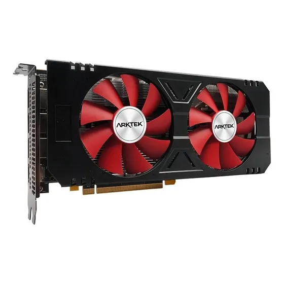 Tarjeta De Video Amd Rx 580 Arktek 8gb/256 Bit/dual Fan/atx