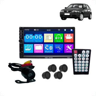 Multimídia Mp5 Câmera Ré E Sensor Estacionamento Gol G3 2002 Multimídia Mp5 Câmera Ré E Sensor Estacionamento Gol G3 2002