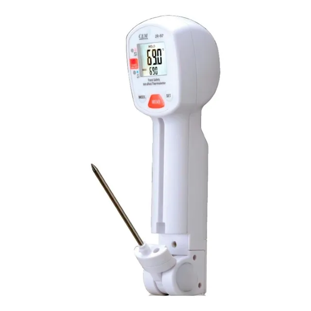 Termómetro Pinche+infrarrojo Alimentos Cem Ir-97 