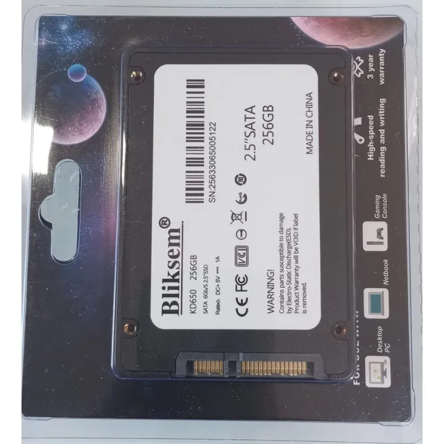 Ssd Bliksem 256 Sata Iii