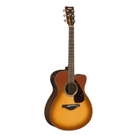 Violão acústico Yamaha FG/FGX FSX800C para destros sand burst brilhante