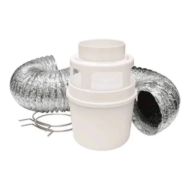 Ducto Secadora 4 Pulgad Con Envase Lambro L211 Atrapa Pelusa