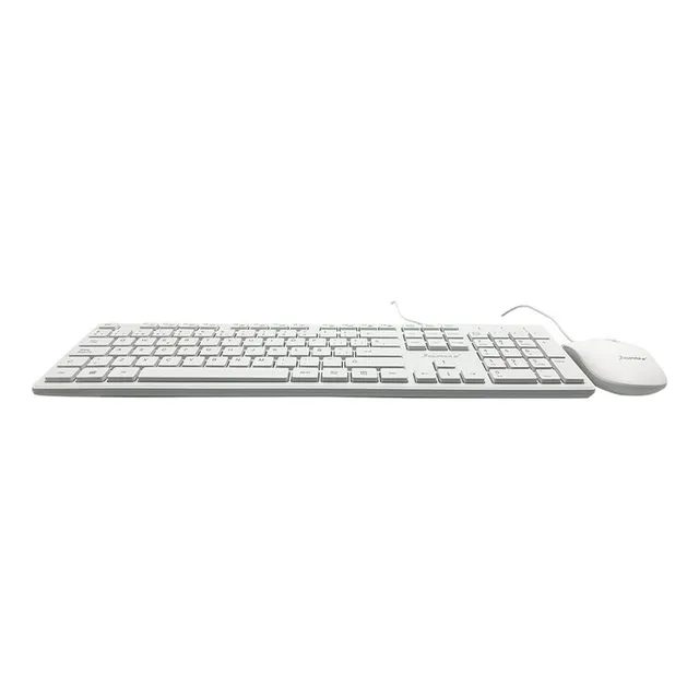 Combo Teclado Mouse Janus Blanco Usb Ref. K841+m582 Español