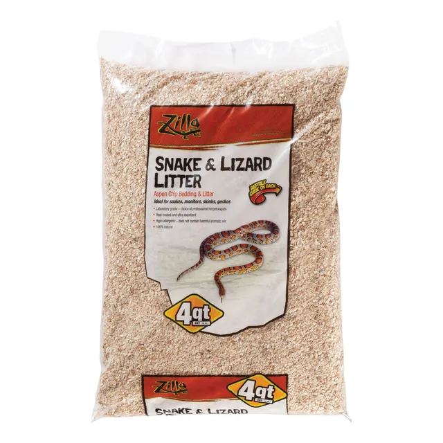 Zilla Lecho Sanitario Para Serpientes Lagartijas Reptiles