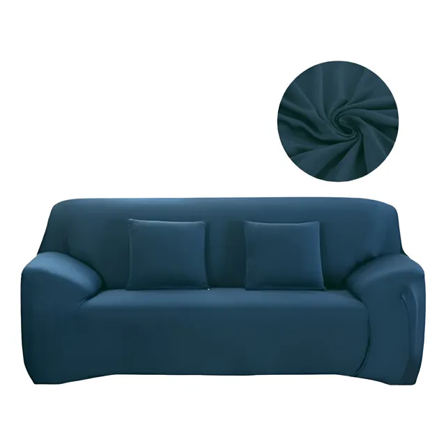 Funda Protectora De Mueble Lycra Set 3-2-1 Pzs Cobalto