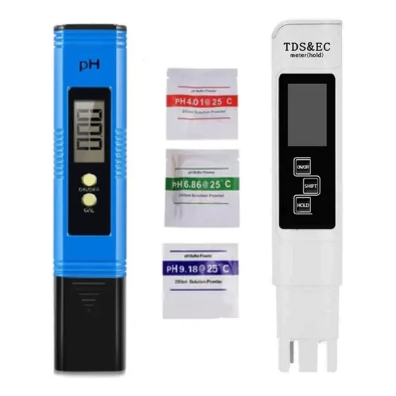 Combo Indoor Medidor De Tds&ec + Medidor De Ph Calibrado