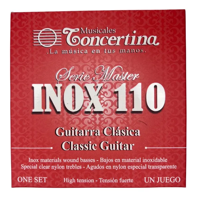 Encordado Concertina Inox 110 Guitarra Clasica