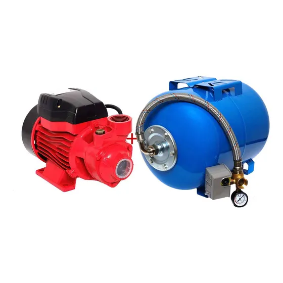 Bomba Periferica Duo 1/2hp Y Tanque Hidroneumatico 43l Igoto