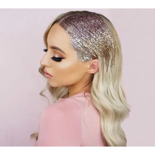 Escarcha Dorada Para Cabello Crystal Hair Glimmer Revlon