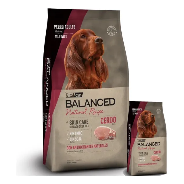 Vitalcan Balanced Exclusive Recipe Cerdo Y Arroz 15kg+regalo