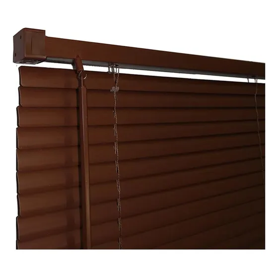 Persiana Horizontal De Pvc 80x160cm Blind 25mm Color Madera