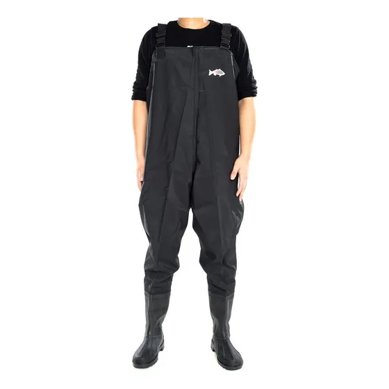 Wader Pesca Pvc Impermeable + Tiradores + Botas Termosellada