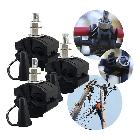 Kit 3un Conector Derivacao Perfurante Morcego 16mm A 120mm