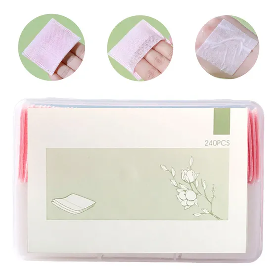 Pads Faciales De Algodón240 Piezas Almohadillas Desmaquilla