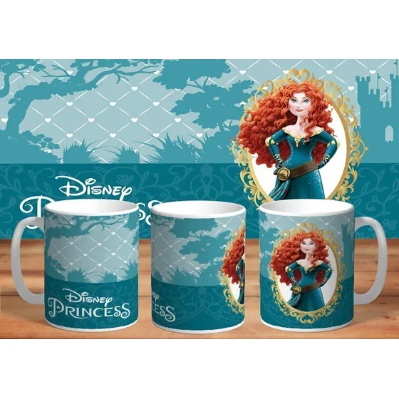 Taza De Ceramica Sublimada Princesas: Merida