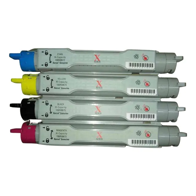 Paq 4 Pzas Toner Original Xerox 6250 Negro /colors  Sin Caja