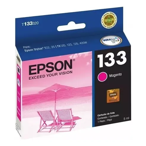Cartucho Epson Durabrite Ultra 133 Color Original 1 Unidad