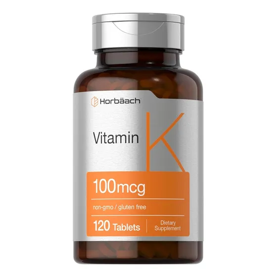 Suplemento Vitamina-k 100 Mcg 120 Tabletas Horbaach