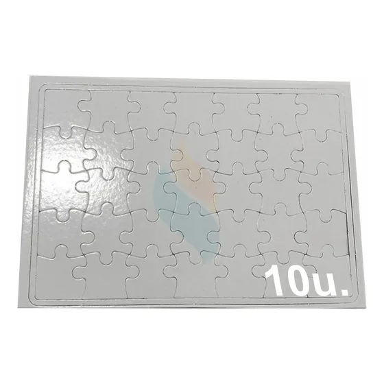 Rompecabezas Sublimable Carton Sublimar 35 Piezas A4 X10u