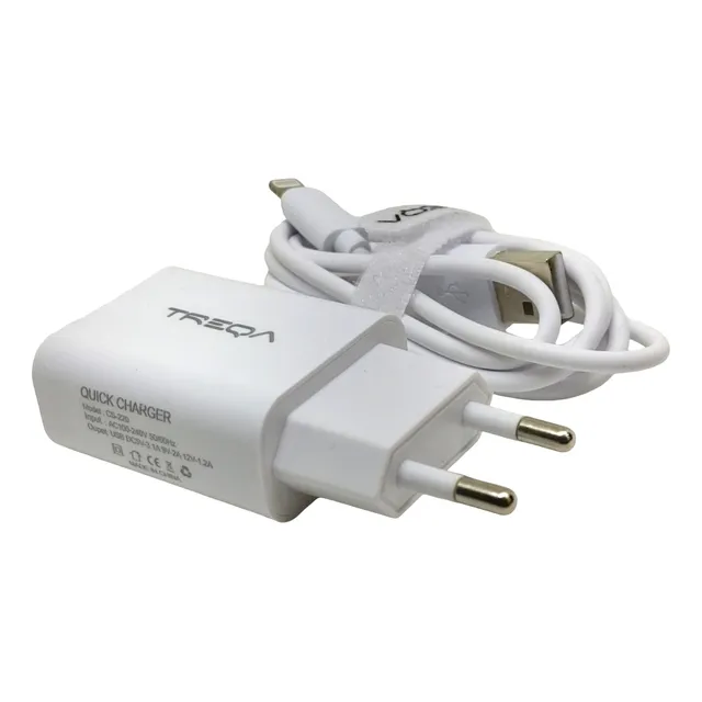 Cargador De Pared C/ Cable Lighning Compatible iPhone