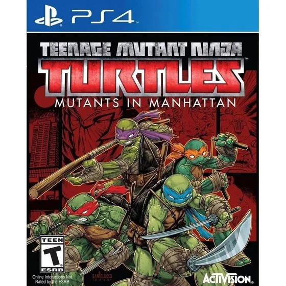 Turtles Mutants In Manhattan Ps4 Mídia Física