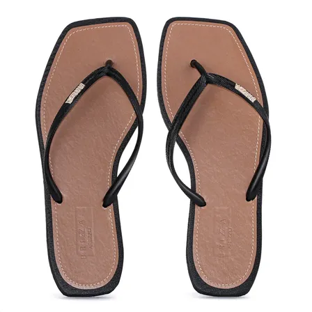 Chinelo Feminino Brizza Arezzo Bico Quadrado Confortável