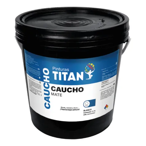 Pintura Caucho Blanco Titan Clase C Manpica Cuñete