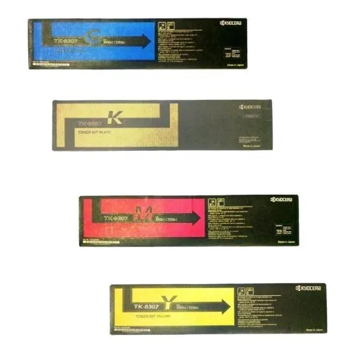 Kyocera Parte # Tk-8307c, Tk-8307k, Tk-8307m, Tk-8307y Cartu