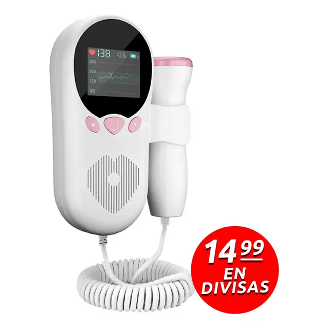 Doppler Fetal Lcd Ultrasonico Frecuencia Cardiaca Embarazo