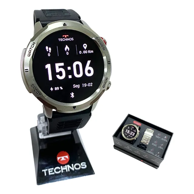 Smartwatch Technos Unissex Connect Sports Call Tsportscaa/6k